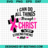 Jesus Faith Breast Cancer Svg