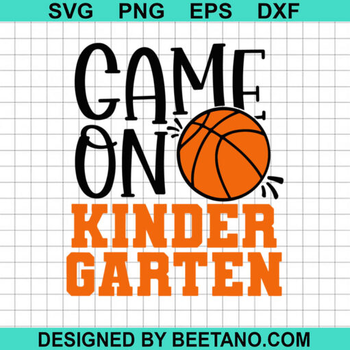 Game on Kindergarten SVG