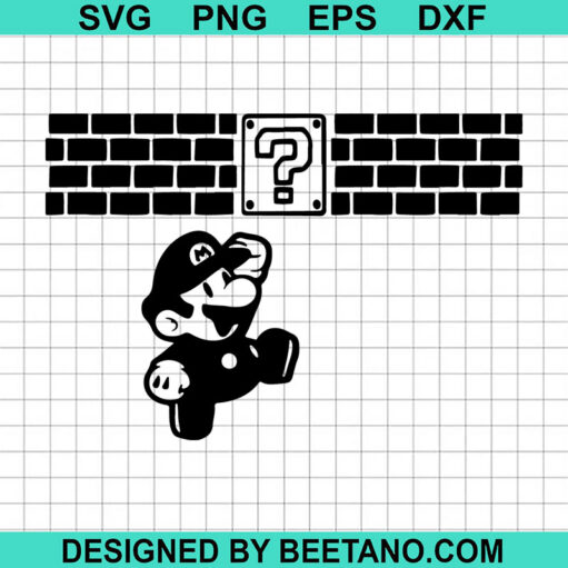 Super Mario Jumping SVG