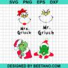 Mrs Grinch Christmas Bundle Svg