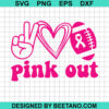 Pink Out Breast Cancer Svg