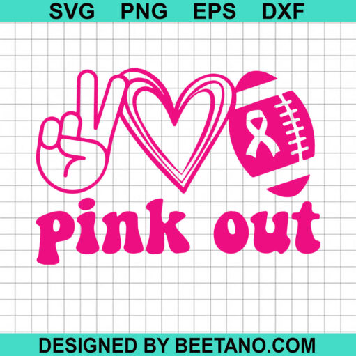 Pink Out Breast Cancer Svg