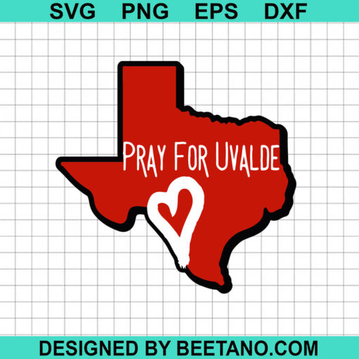 Pray For Uvalde Svg