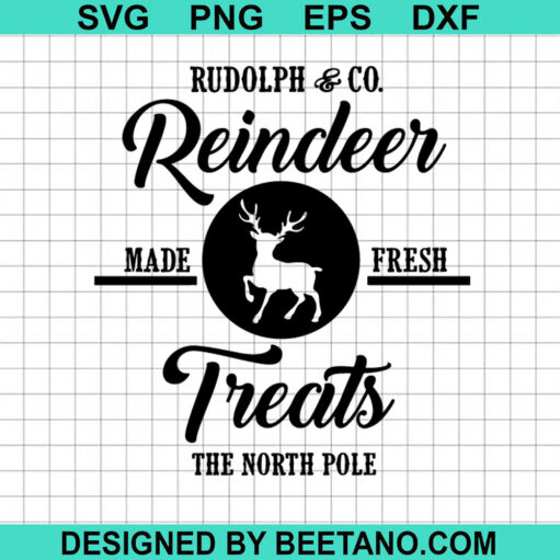 Rudolph And Co Reindeer SVG, The North Pole SVG, Christmas SVG