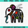 Skeleton Elephant SVG