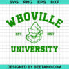 Grinch Whoville University SVG