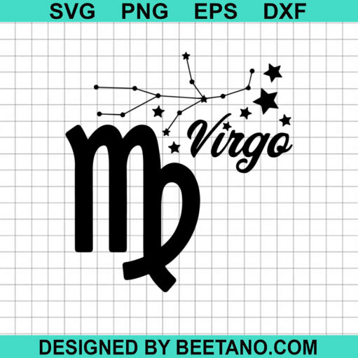 Virgo Zodiac SVG, Virgo SVG, Horoscope SVG