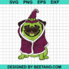 Halloween Witch Pug Svg