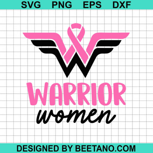 Warrior Women Breast Cancer Svg