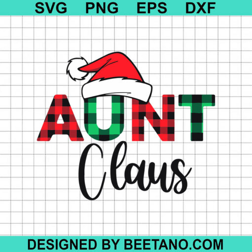 Aunt Claus Christmas Svg