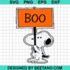 Snoopy Boo SVG