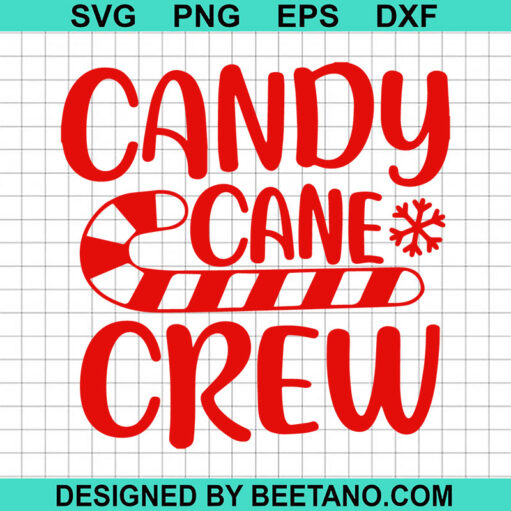 Candy Cane Crew Svg