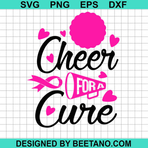 Cheer For A Cure Breast Cancer SVG