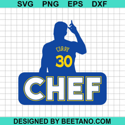 Curry 30 Chef SVG, Steph Curry SVG, Basketball Player SVG