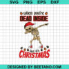 When You'Re Dead Inside But It'S Christmas Svg
