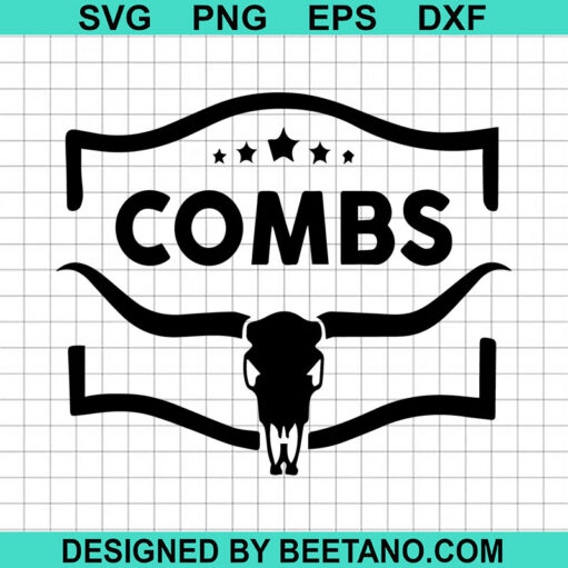 Luke combs long horn SVG