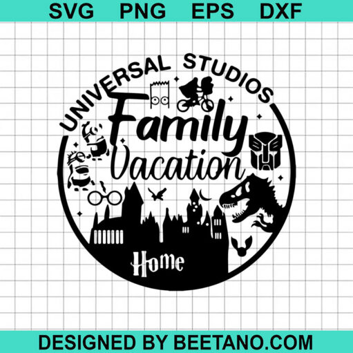 Universal Studios Family Vacation SVG
