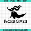 Zero Fuck Given Svg