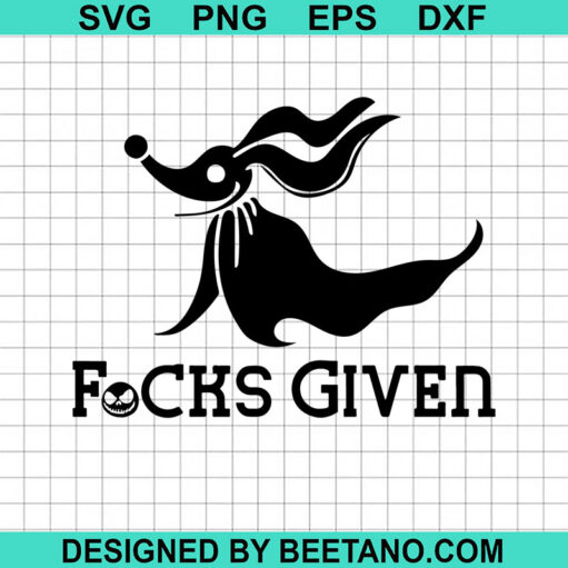 Zero Fuck Given Svg