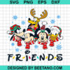 Disney Friends Christmas Svg