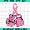 Breast Cancer Boxing Gloves Svg