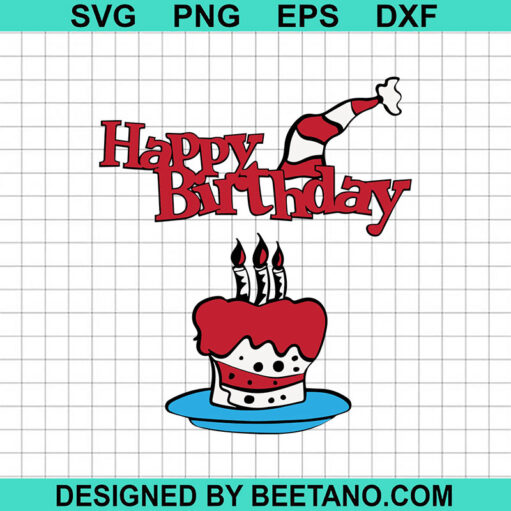 Happy birthday dr seuss SVG