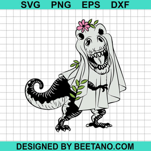 Halloween Dinosaur Ghost Svg