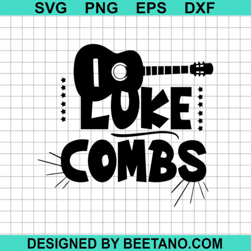 Luke Combs Guitar Svg