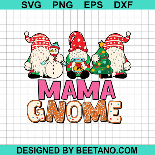 Christmas Mama Gnome SVG