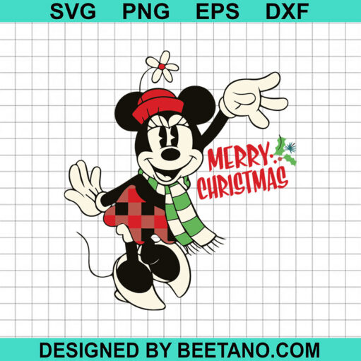 Mickey Merry Christmas Svg