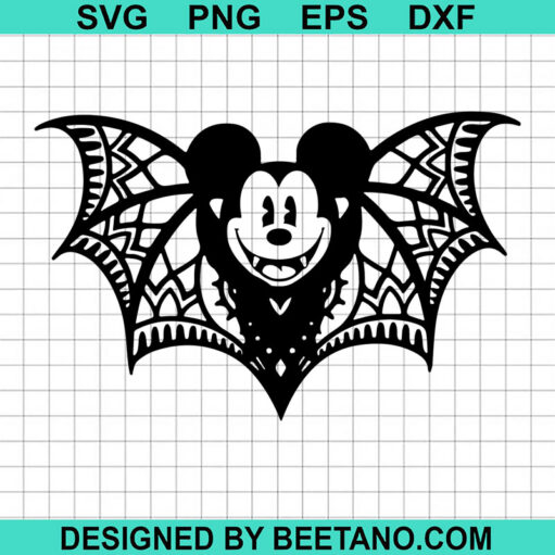 Mickey Mouse Bat Svg