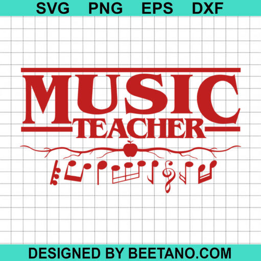 Music teacher stranger things SVG