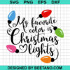 My Favorite Color Is Christmas Lights Svg