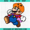 Super Mario Pumpkin Halloween Svg
