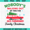 Old Fashioned Family Christmas Svg