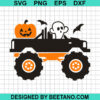 Halloween Monster Truck Svg