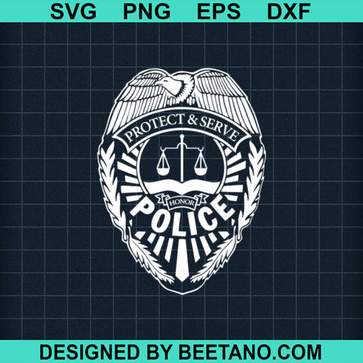 Police badge law SVG