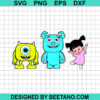 Baby Monster Inc Characters SVG