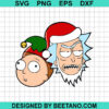 Christmas Rick And Morty Svg