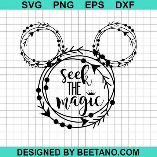 Seek The Magic Mickey Ears Svg