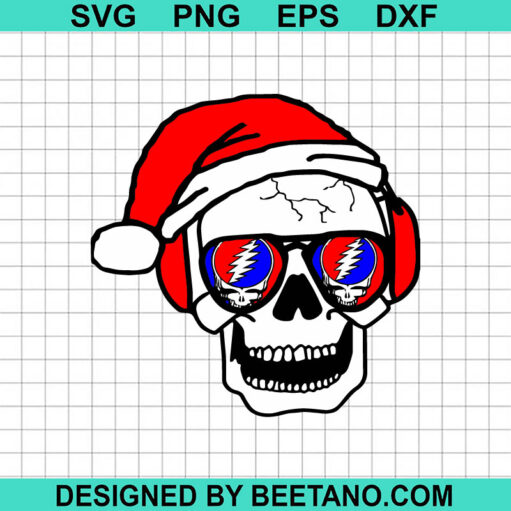 Grateful Dead Skull Svg