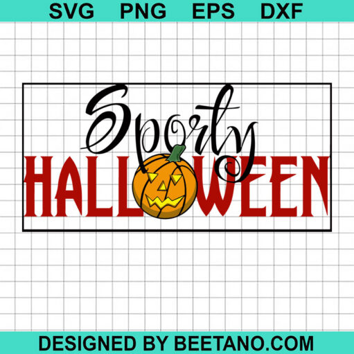 Sporty Halloween SVG