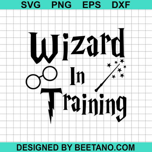 Wizard In Training SVG, Harry Potter SVG, Hogwarts School SVG