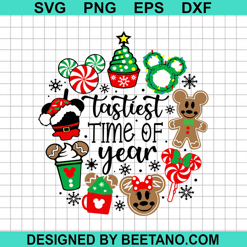 Mickey Christmas Snacks SVG, Mickey Tastiest Time Of The Year SVG ...