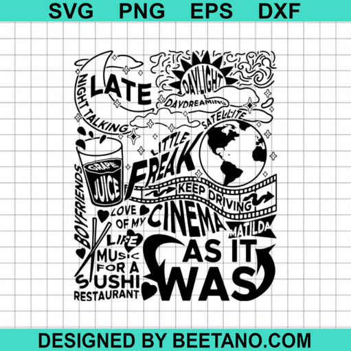 Harry Style Album Svg