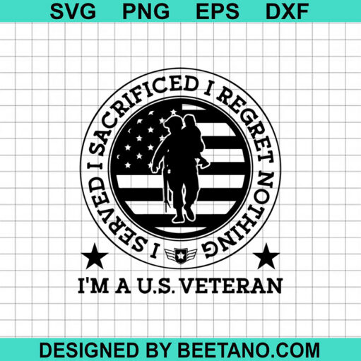I'm A US Veteran SVG