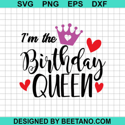 I'M The Birthday Queen Svg