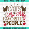 Cats Are My Favorite People SVG