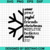 Christmas Snowflake Svg