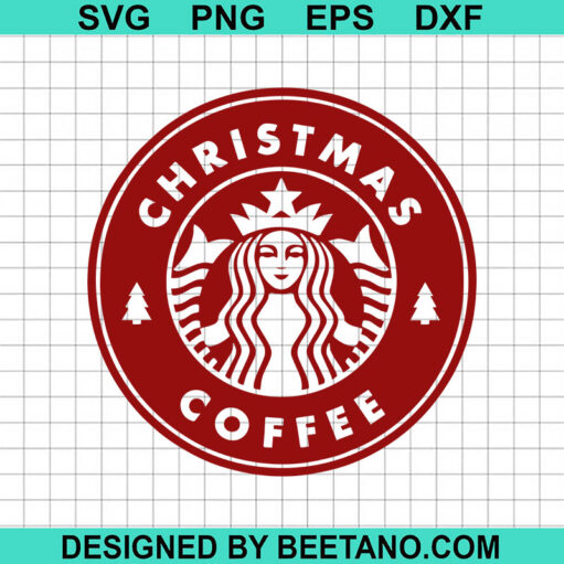 Christmas Starbucks Coffee Logo Svg